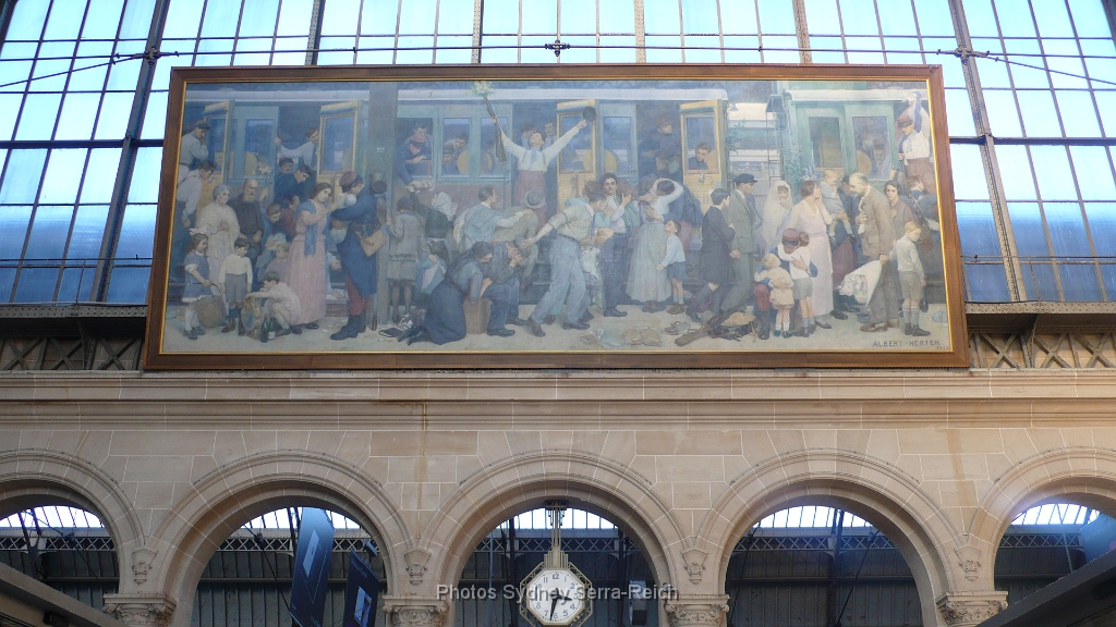 Le Depart des poilus  aout 1914  d Albert Herter.JPG - Le Départ des poilus, août 1914, d'Albert Herter.